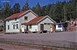 Het stationsgebouw van Dåls Långed op 4-8-1975 aan de DVVJ. The station building of Dåls Långed on 4-8-1975 at the DVVJ.