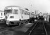 Een geel-grijze DE II in Groningen tijdens een instructie. 
Oktober 1978 
Beeldmateriaal Het Utrechts Archief Nr. 155569 A yellow diesel train unit (NS DE II) in Groningen, being used for instructions.
Image from Het Utrechts Archief Nr. 155569