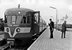 Een DEII staat in oktober 1967 met een antenne CRVL bij Sauerd.
Beeldmateriaal Het Utrechts Archief Nr. 165771 A diesel train unit (NS DEII) is standing in Sauerd.
October 1967.
Image from Het Utrechts Archief Nr. 165771