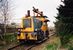 Sik 309 van de NS met Hiab kraan staat op één van de oude sporen rondom het Van Gend en Loos terrein in Zwolle. 
Mei 2001 Diesel shunting engine 