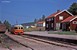 Op 30-7-1975 zien we een Y7 diesel treinstel van de SJ in Koppom aan de DVVJ. On 30-7-1975 we see a diesel railcar type Y7 from the SJ in Koppom on the DVVJ.