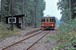 Op 31-7-1975 arriveert het diesel treinstel Y7 nr 1146 van de SJ in Krokebol uit Arvika op de weg richting het zuiden over de DVVJ. On 31-7-1975 the diesel railcar nr 1146 (type Y7) from the SJ is arriving at Krokebol on its trip from Arvika to Mellerud (south) on the DVVJ.