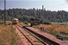 Op 30-7-1975 is een Y7 dieseltreinstel van de SJ aangekomen in Sulvik langs de DVVJ. On 30-7-1975 a diesel train unit (railcar Y7) from the SJ has arrived in Sulvik  on the DVVJ.