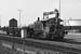 Rond 1984 staat de sik nr 265 met Hiab kraan bij het Botlek emplacement.  Around 1984 the NS diesel shunter type Sik (nr 265) is standing at the Botlek yard.