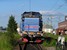 Naast de 375 staat de (eveneens blauwe) T44 nr 395  van Green Cargo in het avondzonnetje te genieten van de welverdiende rust in Hallsberg bij de werkplaats.
14-6-2005 18:48 Next to the 375 the diesel engine type T44 nr 395 is also taking a break in Hallsberg. 
14-6-2005 18:48