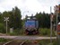 Op 15-8-2006 is de T44 nr 398 net aangekomen uit Vetlanda in Kvillsfors met een goederentrein en is deze klaar om de rangeerklus aldaar te beginnen bij de papierfabriek. 
Tevens wordt een ritje naar Pauliström gemaakt.
13:20 On 15-8-2006 the diesel engine type T44 nr 398 from Green Cargo has just arrived from Vetlanda with a freight train and is about to start its shunting work here for the local paper factory. 
It also makes a round trip to Pauliström.
13:20