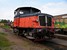 Rangeerloc Z65 203 van TagAB staat op 21-6-2005 in Bofors.
9:24 Diesel shunting locomotive type Z65 nr 203 is standing in Bofors. 
21-6-2005 9:24