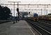 Een dubbeldekkerstel (IRM) komt Zutphen binnenlopen uit de richting van Arnhem.
Eind 2000. A double decker train type IRM from the NS is arriving in Zutphen from the direction of Arnhem.
Picture taken at the end of 2000.