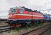 De oranje eloc Rc4 nr 1269 van de SJ staat in augustus 2000 op het emplacement van Ånge te wachten. The orange electric engine type Rc4 nr 1269 from the SJ is standing on the yard of Ånge in August 2000.