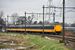 Op 28-1-2013 vertrekt een koploper viertje van de NS (nr 4233) uit Hoogeveen richting Groningen.
12:55 On 28-1-2013 an electric train unit type Koploper nr 4233 from the NS is leaving Hoogeveen on its way to Groningen.
12:55