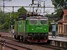 Op 21-6-2005 wordt de groene Rc4 nr 1178 van Green Cargo in Kirstinehamn voor een klaarstaande goederentrein gezet om om 14:42 te kunnen vertrekken. 
13:40 On 21-6-2005 an electric locomotive type Rc4 nr 1178 from Green Cargo is driven to a freight train that is about to depart on 14:42.
Kristinehamn 13:40