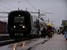 Twee X31 treinstellen van Öresundståg (nr 4509 en 4309) staan op 13-6-2005 in de stromende regen aan het perron in Älmhult. 
16:51 Two electric train units type X31 from Öresundståg  (nr 4509 and 4309) are standing in Älmhult in the pouring rain.
13-6-2005 16:51