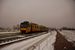 In de winter van 2007 rijden twee Wadlopers van Arriva tussen Groningen en Delfzijl / Roodeschool over het Van Starkenborghkanaal. 
9-2-2007 9:43 In the winter of 2007 two diesel train units from Arriva (Wadlopers) are driving between Groningen and Delfzijl / Roodeschool crossing the Van Starkenborghkanaal. 
9-2-2007 9:43