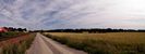 Het spoor ten noorden van Mellerud, in de richting van Åmål op 8-8-2006. The track to the northern direction in Mellerud (to Åmål) on 8-8-2006